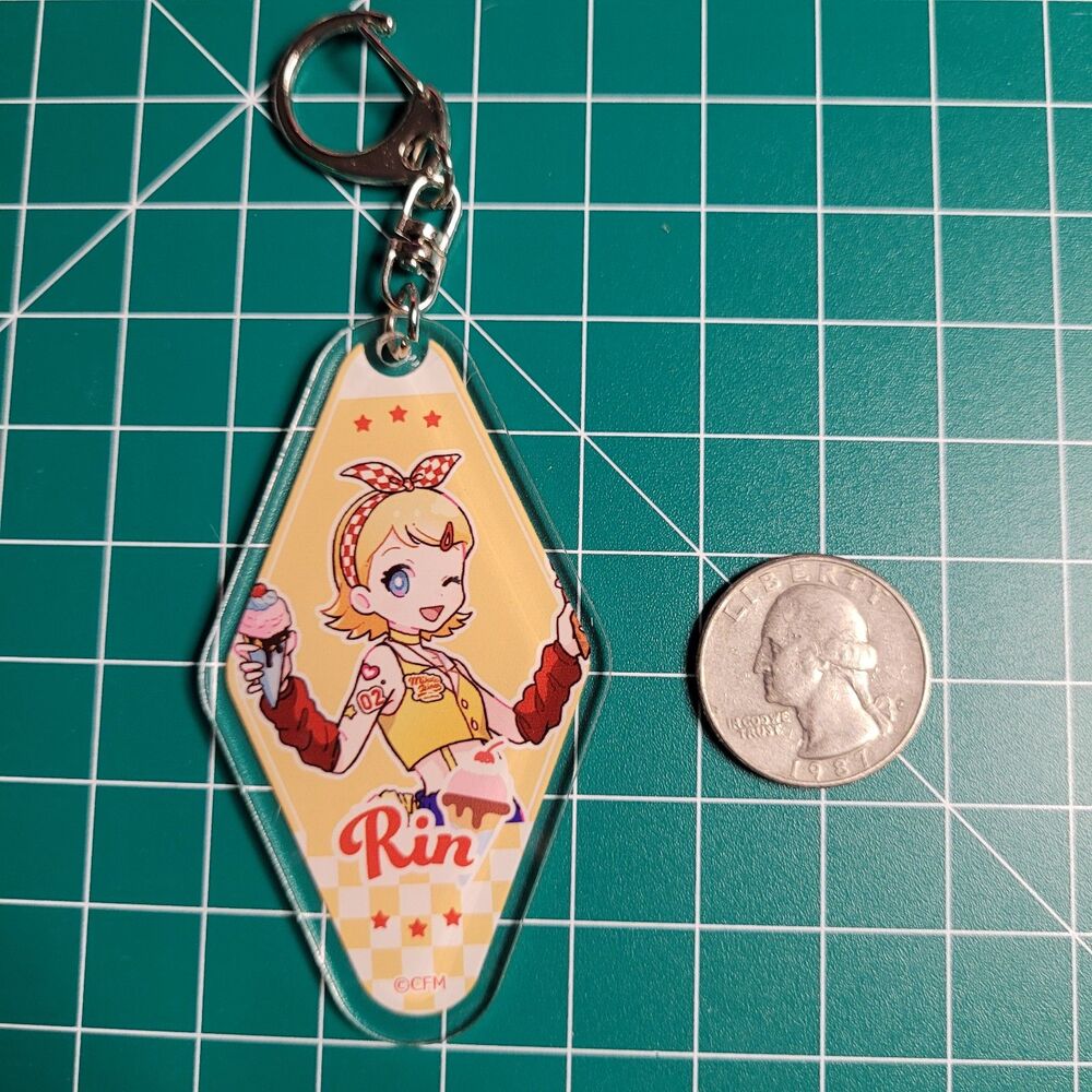 Kagamine Rin Vocaloid Diner Series Trading Acrylic Keychain